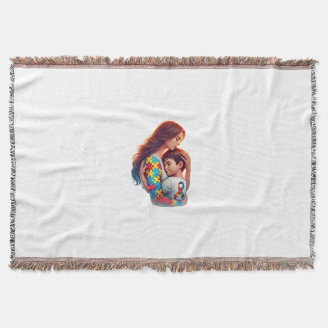 Autism Throw Blanket (Front)