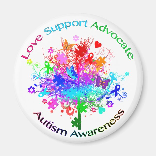 Autism Tree in Spectrum Magnet (Front)