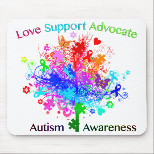 Autism Tree in Spectrum Mouse Pad
