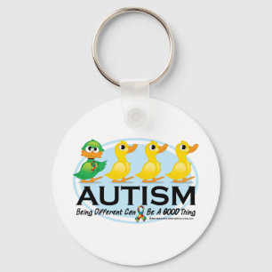 Autism Ugly Duckling Key Ring