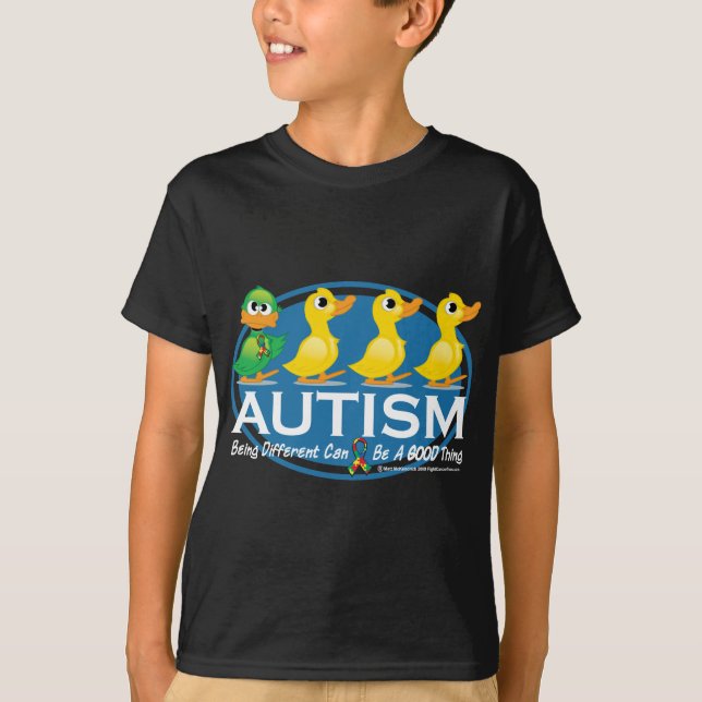 Autism Ugly Duckling T-Shirt (Front)