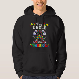 Autism Uncle Autism Warrior Autism Awareness Hoodie