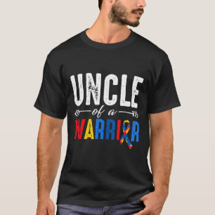 Autism-Uncle Of A Warrior Autism Awareness Gift T-Shirt