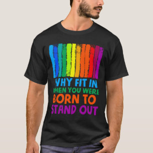 Autism Why Fit In When You Were Born To Stand Out T-Shirt