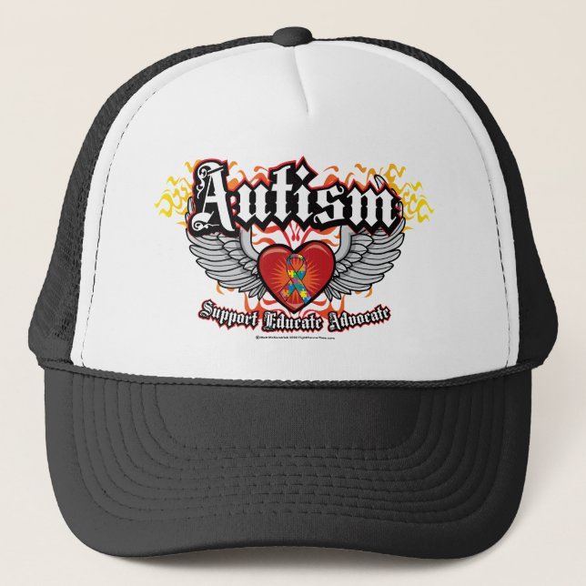 Autism Wings Trucker Hat (Front)