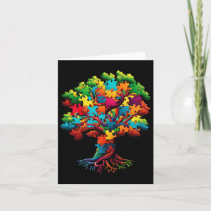 Autism Women Men Adults Kids Austim Awareness  Card