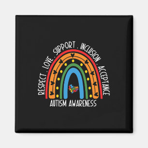 Autism Women Men Respect Love Support Autism Awar Magnet