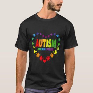 Autism-World Autism Heart Awareness 2 April Autis T-Shirt