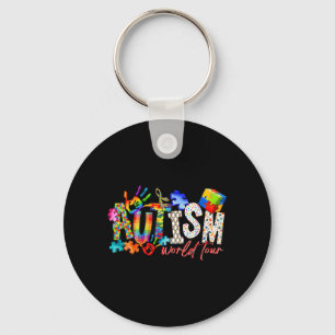 Autism World Tour Neurodiversity Awareness Key Ring