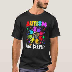 Autism Zoo Keeper Puzzle Autism Awareness Autistic T-Shirt