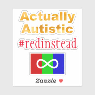 Autistic Activism Custom-Cut Vinyl Sticker