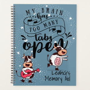 Autistic Adult or Teen Personalised Funny Planner