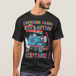 Autistic Advocate Acceptance Train Puzzle Cool Aut T-Shirt