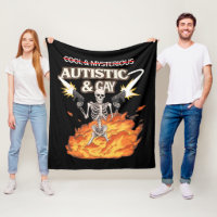 Autistic and Gay Skeleton Funny Autism Awareness
