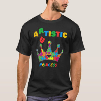 Autistic Artistic Autism Awareness Autistic Boys G T-Shirt
