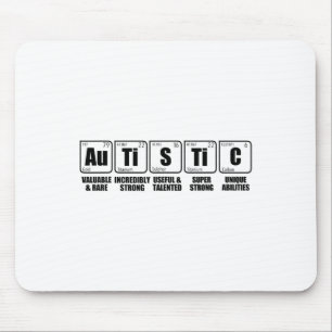 Autistic Au Ti S Ti C Periodic Table Of Elements A Mouse Pad