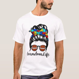 Autistic Autism Awareness Grandma Life S Grandma T-Shirt