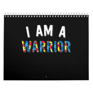 Autistic | Autism Awareness I Am Warrior Puzzle Calendar