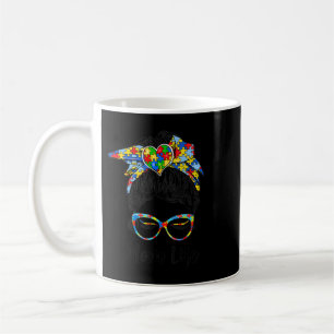 Autistic Autism Awareness Mum Life Shirts Women Mo Coffee Mug