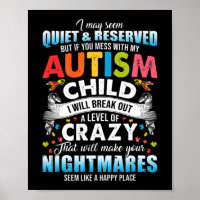 Autistic Autism Awareness Puzzle Pieces Proud Auti