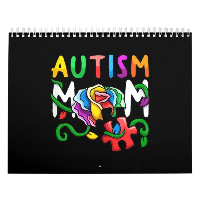 Autistic | Autism Mum Autism Awareness Day Calendar (Cover)