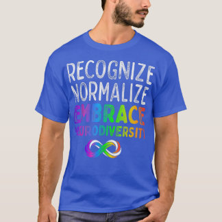 Autistic Awareness Month Embrace Neurodiversity AD T-Shirt