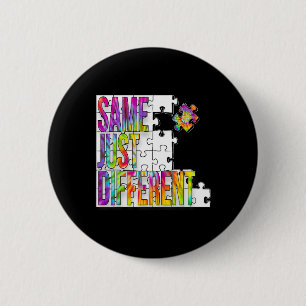 Autistic Clothing For Adult Men 6 Cm Round Badge