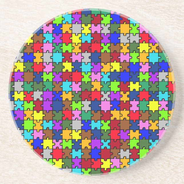 Autistic Jigsaw Coaster (Front)