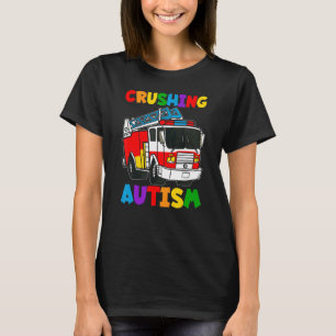 Autistic Kids Autism Awareness Crushing Autism T-Shirt