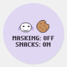 Autistic Masking Off Funny Sticker