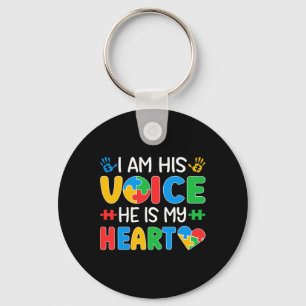 Autistic Mum Autistic Dad Autism Awareness Month M Key Ring