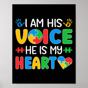 Autistic Mum Autistic Dad Autism Awareness Month M Poster