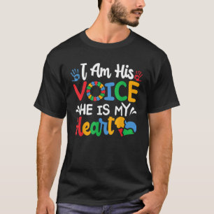Autistic Mum Autistic Dad Autism Awareness Month M T-Shirt