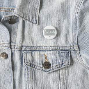 Autistic & (Obviously) Awesome! Neurodiversity 3 Cm Round Badge