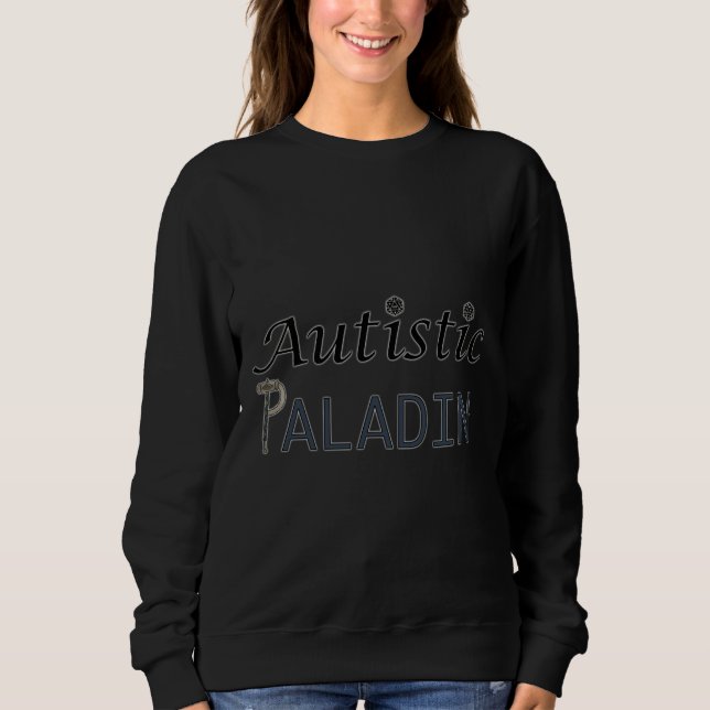 Autistic Paladin Fitted Scoop Sweatshirt (Front)