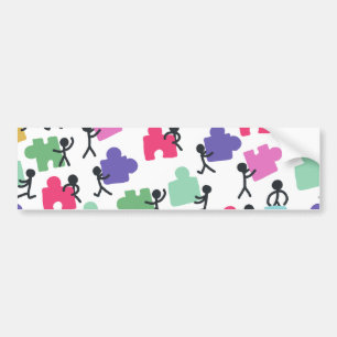 autistic people bumper sticker