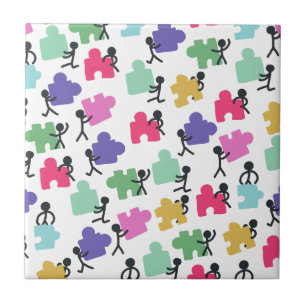 autistic people ceramic tile