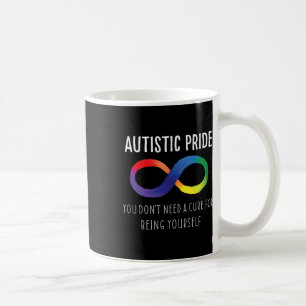 Autistic Pride Autism Awareness Acceptance Love He Coffee Mug