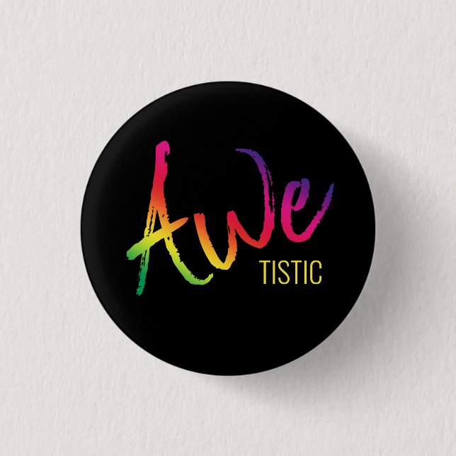 Autistic Pride Awetistic Autism Awareness Spectrum 3 Cm Round Badge (Front)