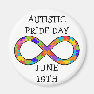 Autistic Pride Day June 18th Magnet