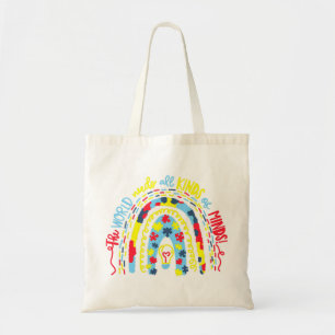 Autistic Pride lovers, this awesome Autism awarene Tote Bag