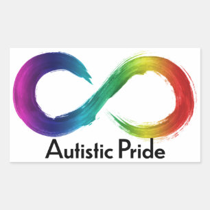 Autistic Pride Rectangular Sticker