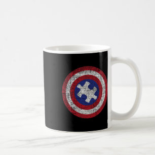 Autistic Puzzle Piece Shield - Autism Awareness Au Coffee Mug