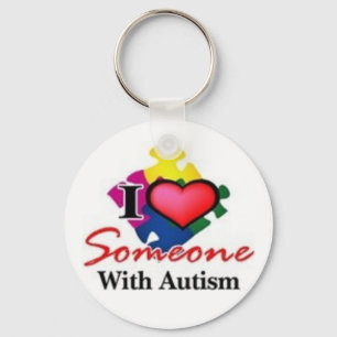 autistic someone key ring