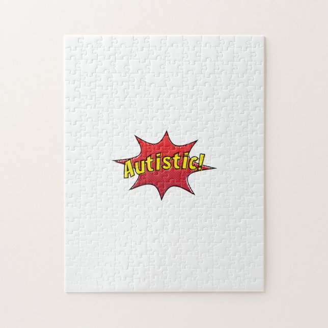 Autistic Super Writing light Jigsaw Puzzle (Vertical)