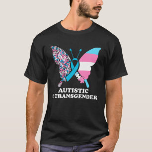 Autistic & Transgender Autism Awareness LGBT Pride T-Shirt