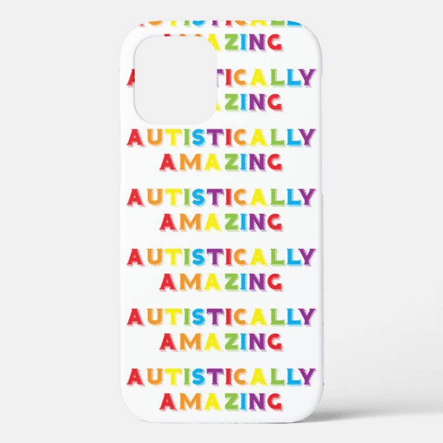Autistically Amazing Case-Mate iPhone Case (Back)
