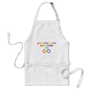 Autistically Awesome To Infinity Standard Apron