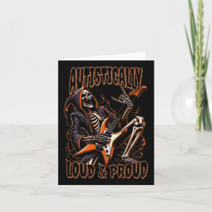 Autistically Loud And Proud – Autism Awareness Fun Card