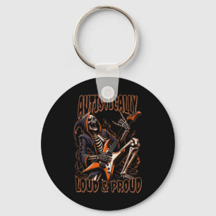 Autistically Loud And Proud – Autism Awareness Fun Key Ring